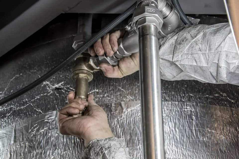 Water leak detection and concealed pipe repair in a Dubai property